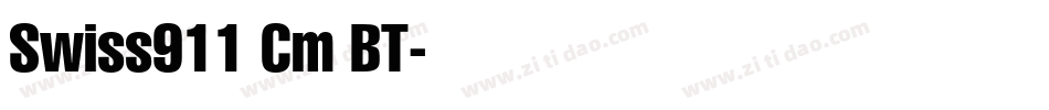 Swiss911 Cm BT字体转换